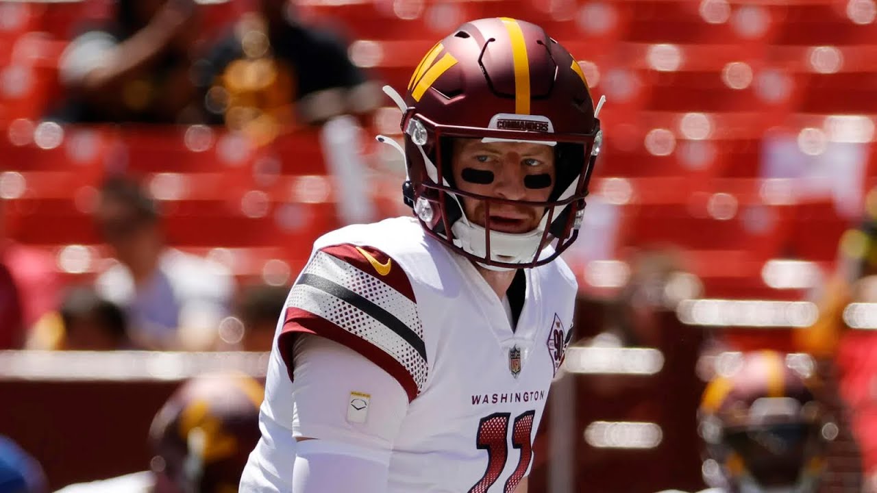 Carson Wentz Every Preseason Pass | Washington Commanders | #HTTC ...