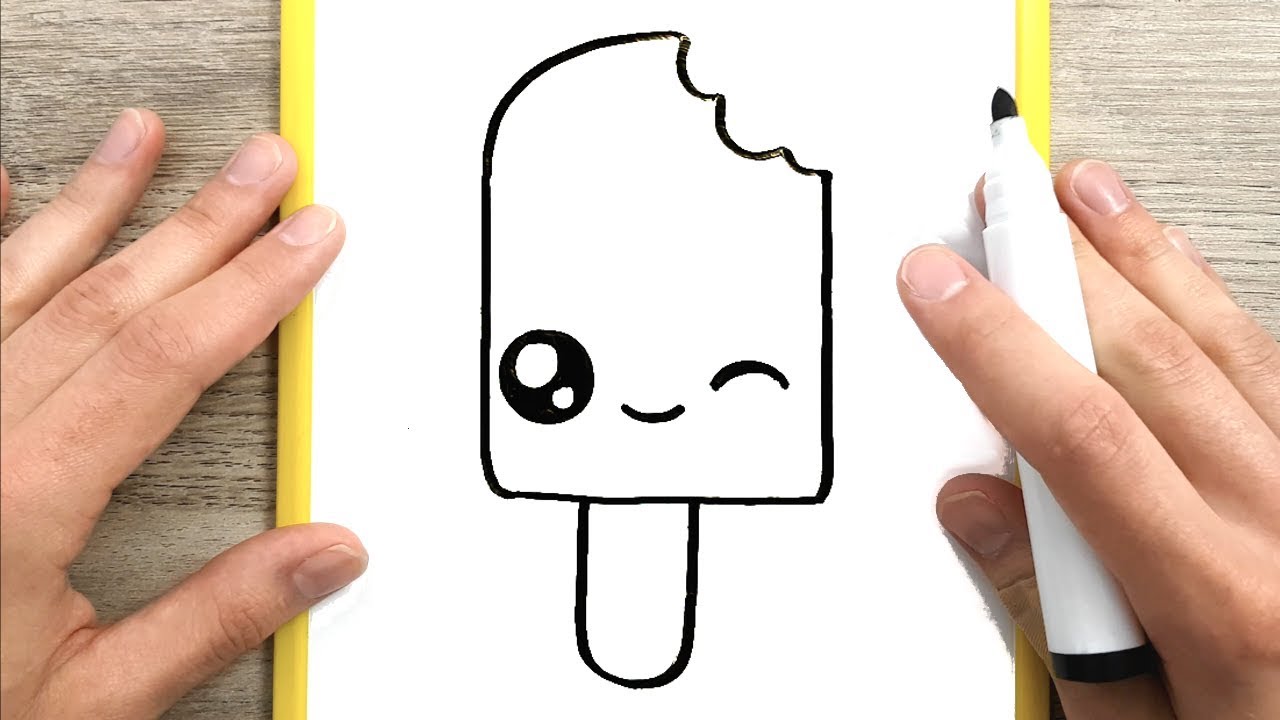 Come Disegnare Un Ghiacciolo Kawaii Disegni Facili Youtube