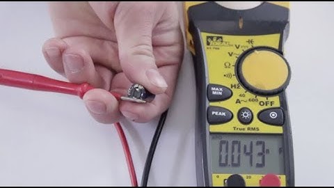How to Test a Capacitor TV Repair Help with Multimeter and ESR Tester Puffy Capacitor
