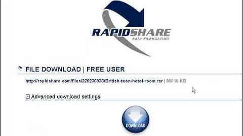 How to Download From Rapidshare.com For Free-Tutorial Guide