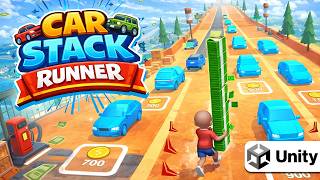 Car Stack Runner || Gameplay Video || #2dgames #2dgameplay screenshot 2