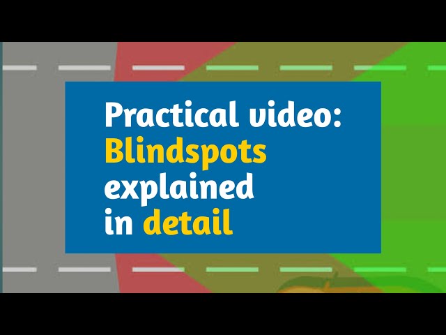 Blindspots explained in detail : Körkort, Förarprov, teoriprov, körprov, Sweden Driving Licence class=