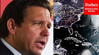 BREAKING: Florida Gov. Ron DeSantis Gives Update On Hurricane Ian