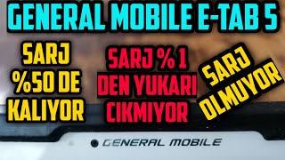 ¦¦General mobile E-TAB 5 root sonrası şarj olmuyor yavaş olmuyor %50 de kalıyor ise....