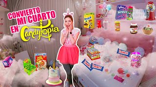 Convierto MI CUARTO en CANDYTOPIA 🍩🍭🍫 ¡MI PRIMER CLIENTE! || Bianki Place ♡