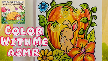 Color with me (ASMR) 🌸| Coco Wyo ft Ohuhu Markers| Lofi coloring session 