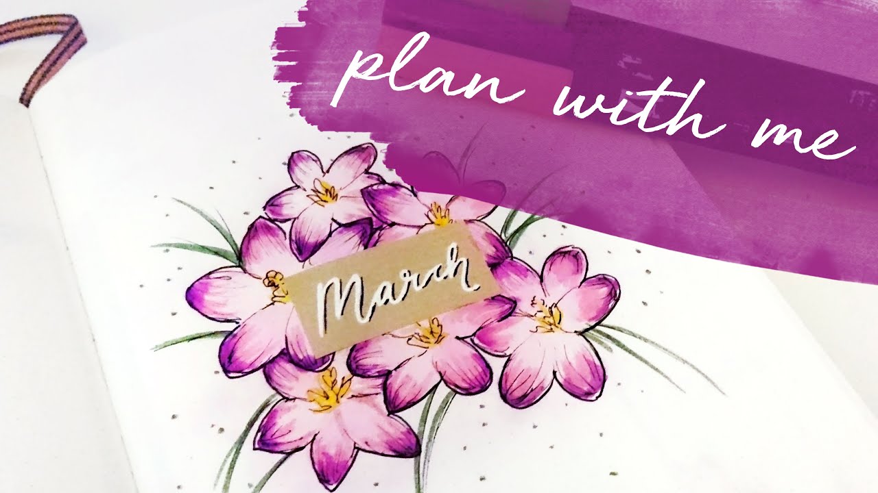 PLAN WITH ME | Bullet Journal Setup for March 2019