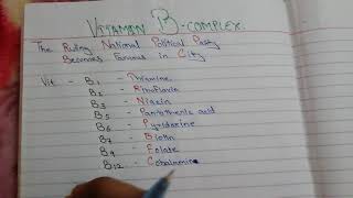 Vitamin B-Complex short tricks to Remamber all names | Vit B Complex | Vit B complex all names