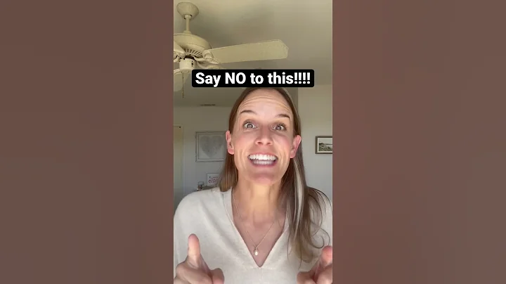 Say NO to THIS so you can have THAT!