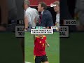 Belgium manager Rudi Garcia celebrates KDB's goal 👏