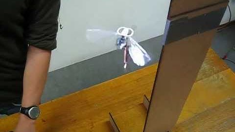 KULibrie flapping wing nano air vehicle: First radio controlled takeoff