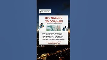 Thumbnail of Nabung 20 ribu tiap hari
