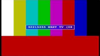 West TV - Test Pattern Broadcast - 1-April-2010