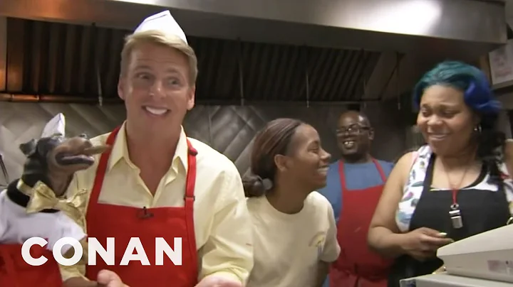 Jack McBrayer & Triumph Visit Chicago's Wiener's C...