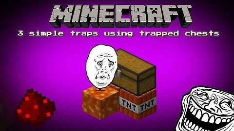 3 Simple Traps with Trapped Chests!