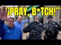 Psycho begs for the sauce  first amendment audit