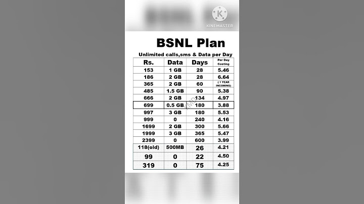 bsnl recharge plan #shorts