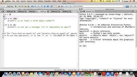METR1313 - Week 2 - Segment 4: Greater-Than-Or-Equal-To And Less-Than-Or-Equal-To-Operators