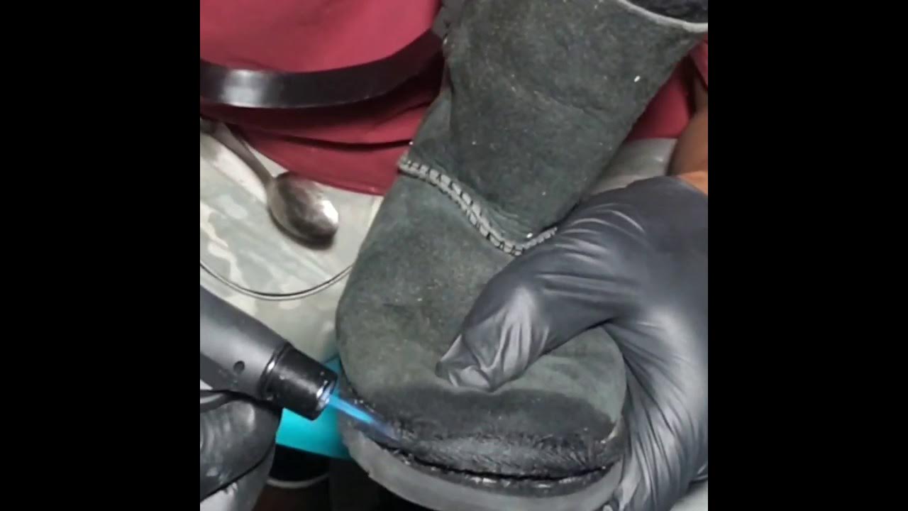 How to fix uggs hole or busted toe repair your ugg boots with this diy