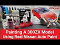 Painting A 300ZX Model Using Real Nissan Auto Paint - Commission Build