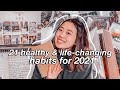 21 healthy & life-changing habits for 2021 *glow up mentally & physically for 2021*
