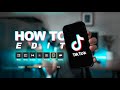 How to EDIT a TikTok video with TRANSITIONS! (FREE APP)