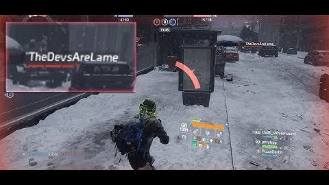 The Division 1.8 | Another Hacker! "TheDevsAreLame" cheater encounter (2018.02.25)