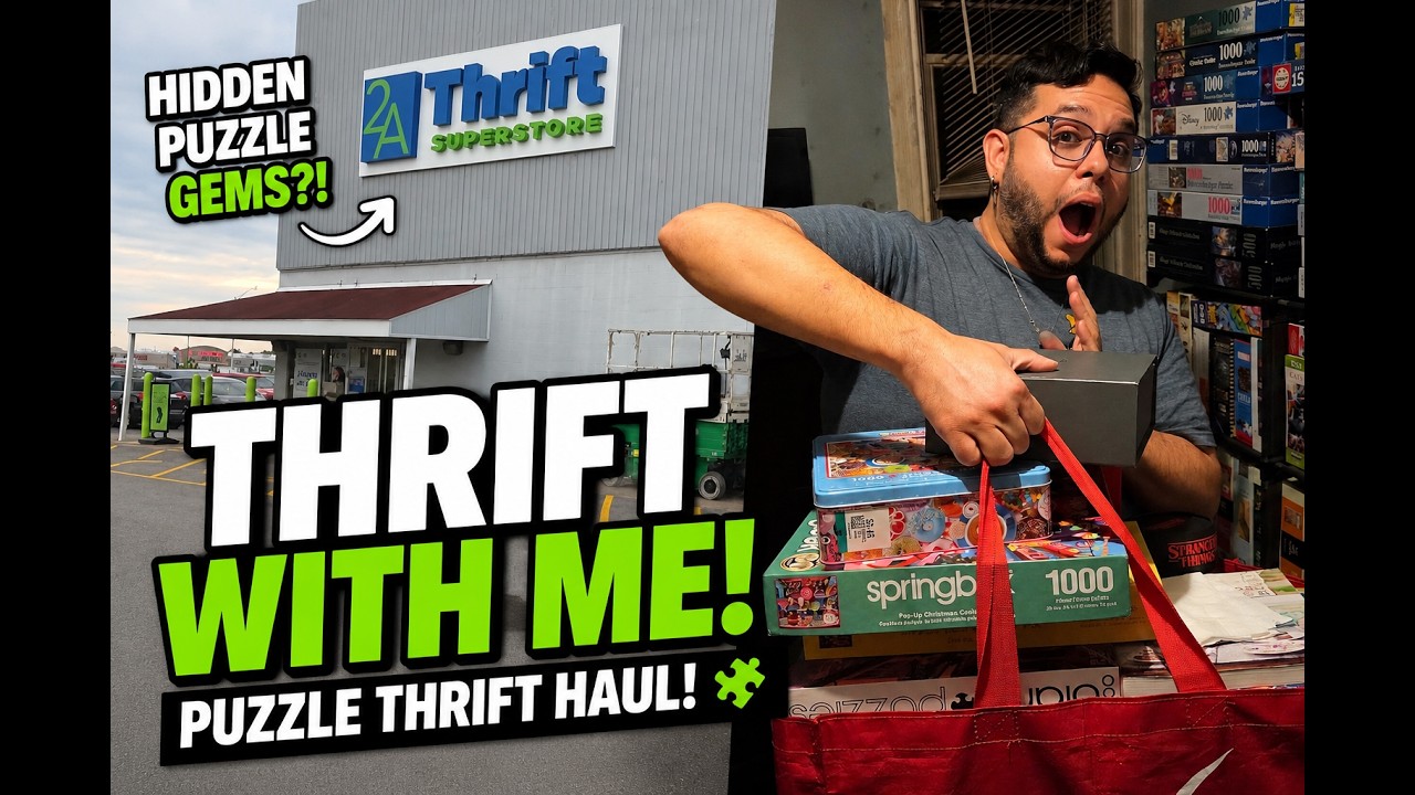 Puzzle Thrift Haul + Come Shop With Me! - YouTube