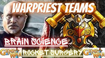Gems of War 2023 Warpriest Class Event Teams | High & Low level teams for the War Priest Class Event