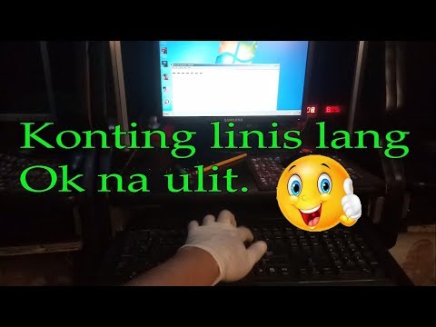 Paano gawin at linisin ang computer keyboard gamit ang eraser. Tutorial #3