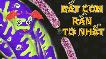 WORMATE.IO - Cuốn được con RẮN TO NHẤT, không ngờ | Wormate.