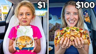 We Bought the MOST EXPENSIVE Item at Every Drive-Thru!