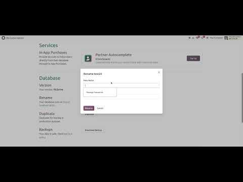 My Subscription App in Odoo 20