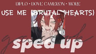 use me ✦ sped up ! diplo, dove cameron Resimi