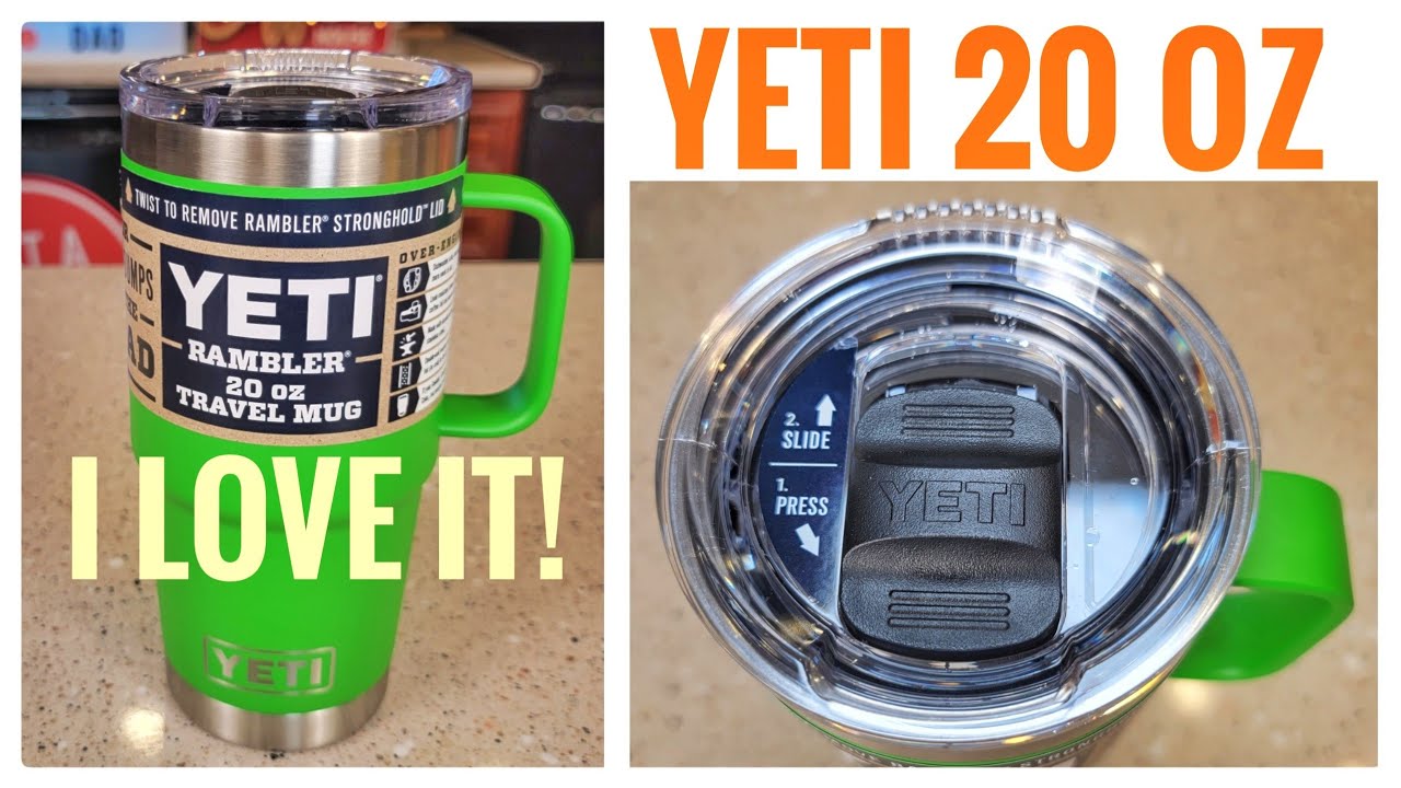 yeti rambler 30 chartreuse With Magslider Lid And Straw Lid