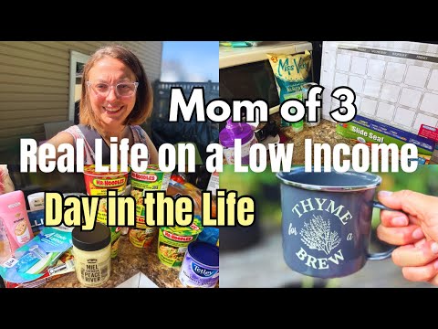 Real Day in the Life on a Low income 💵 | Single Income Family of 5 | Low Income Living