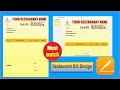 How To Design Restaurant Bill  In Pages On iPad [ N Real Tech ] #ipad #pages #macbook