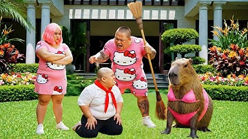 Capybara. Hùng trọc dụ bố mẹ ra nghĩa địa đổ lỗi Capy và cái kết#capybara