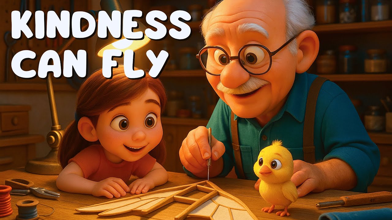 The Girl Who Gave Wings to a Bird 🕊️ Kids Bedtime Story | Animated Fairy Tale in English