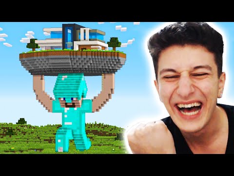 GERÇEK ELMAS HEYKEL YAPTIM 😍 Minecraft 38