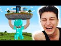GERÇEK ELMAS HEYKEL YAPTIM 😍 Minecraft 38