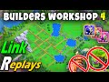 COC New Builders Workshop 4 Base LINK! ANTI SUPER MINER +REPLAYS Capital Peak Base, Clash of Clans