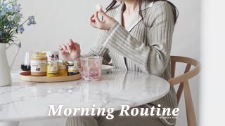 【Morning Routine】心地よい朝の習慣 | 最近のメイクと春服 | 10年日記 | 厚切りトースト screenshot 2