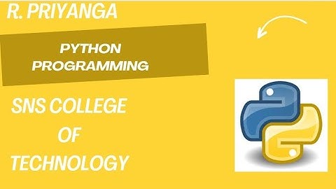 DT VIDEO- PYTHON PROJECT | PYTHON | SNSINSTITUTIONS