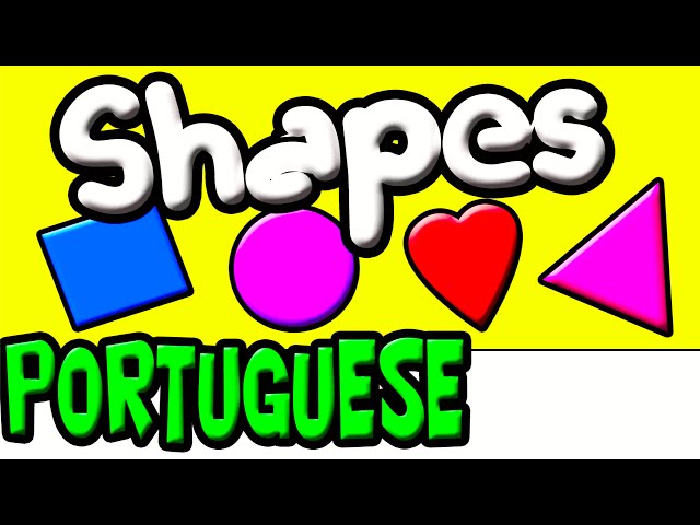 Learn the SHAPES in BRAZILIAN PORTUGUESE for Kids (Repeat After Me) 