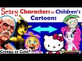 Scary Characters in Childrens Cartoons 2 - Art Challenge | Fun Friday Reimagine Art Challenge Mei Yu