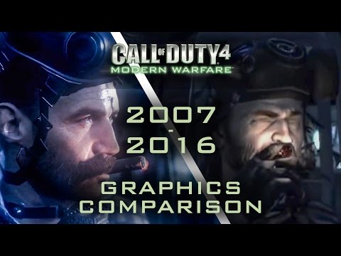 [4K 60fps] Call of Duty 4 MW vs Remastered (FRAME 2 FRAME GRAPHIC COMPARISON)