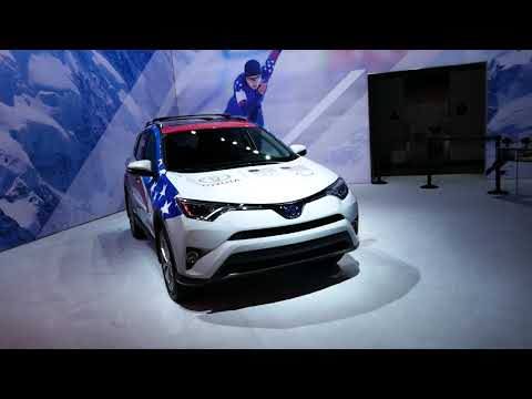 New 2018 Toyota RAV4 SUV - U.S.A. Olympics Sponsor - 2017 LA Auto Show