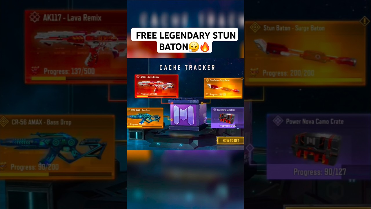 FINALLY CLAIMING FREE LEGENDARY STUN BATON IN CODM 😮‍💨 