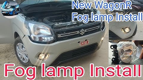 New Wagonr Car Fog lamp Install #Wagonrcarfoglamp #Carfoglamp #Mindafoglamp #car_modified_channel